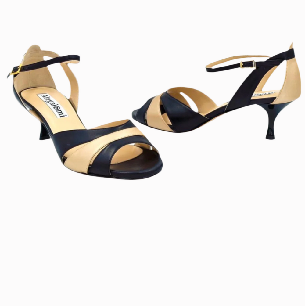 Sunderland 50 / Black & Honey-Alagalomi- Axis Tango - Best Tango Shoes