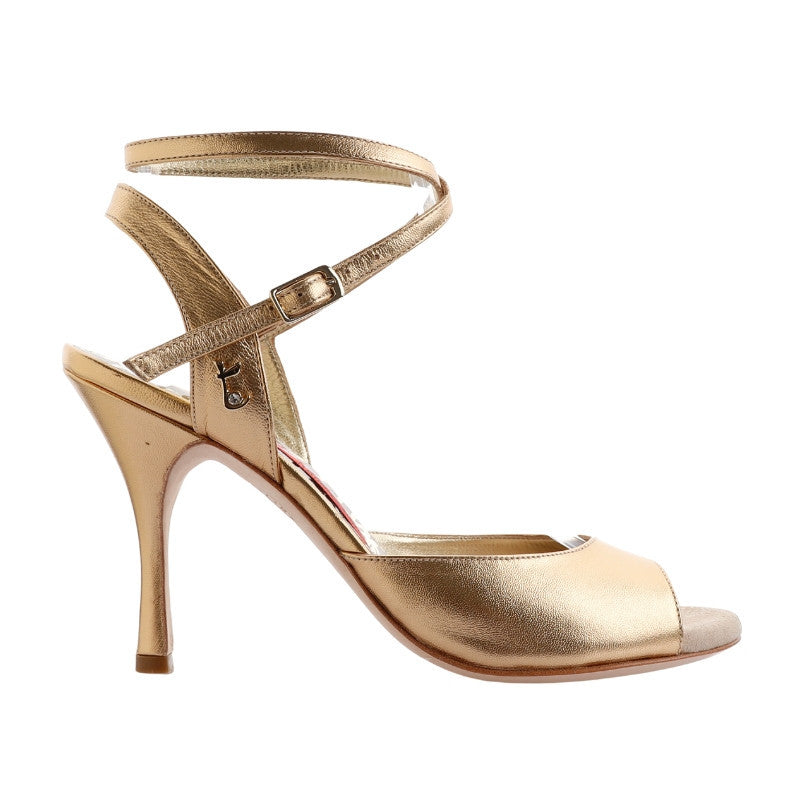 A1 Enna CL / Gold-Tangolera- Axis Tango - Best Tango Shoes