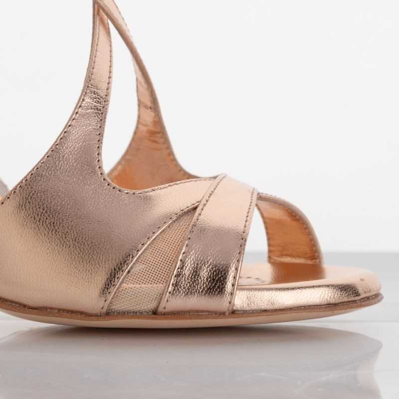 A4 Chiara / Bronze Gold-Tangolera- Axis Tango - Best Tango Shoes