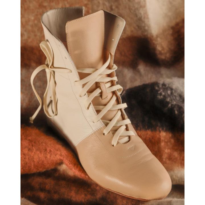 Booties / Beige & Cream-Tangolera- Axis Tango - Best Tango Shoes